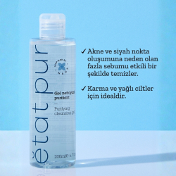 Etat Pur Pure Cleansers Purifying Cleansing Gel - Yüz Temizleme Jeli 200 ml - 3