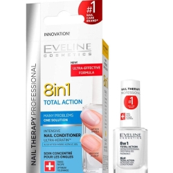 Eveline 8'i 1 Arada Total Action Yoğun Tırnak Bakım Kremi 12ml - 4
