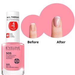 Eveline S.O.S Kırılgan Tırnaklar için Güçlendirici Bakım 12ml - Eveline Cosmetics (1)