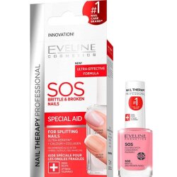 Eveline S.O.S Kırılgan Tırnaklar için Güçlendirici Bakım 12ml - Eveline Cosmetics