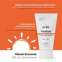 FaceLab Yüksek Koruyucu SPF50+ Leke Karşıtı Güneş Kremi 50ml - 3