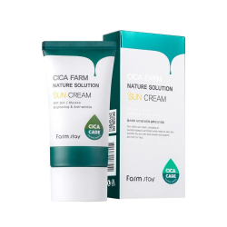 Farmstay Cica Farm Nature Solution Sun Cream - Cica Farm Doğal Çözüm Güneş Kremi 50 g - Farmstay (1)