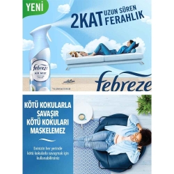 Febreze Hava Ferahlatıcı Temiz Çarşaf Sprey Oda Kokusu 185ml - Febreze (1)