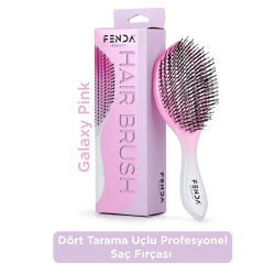 Fenda Dört Tarama Uçlu Profesyonel Saç Fırçası - Galaxy Pink - Fenda