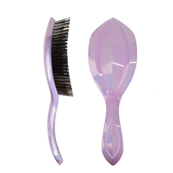 Fenda Dört Tarama Uçlu Profesyonel Saç Fırçası - Nebula Purple - 4