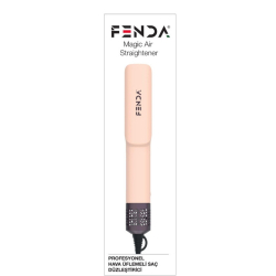 Fenda Profesyonel Hava Üflemeli Saç Düzleştirici Pembe - Fenda