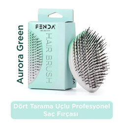 Fenda Profesyonel Oval Saç Fırçası - Aurora Green - Fenda