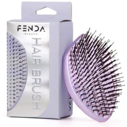 Fenda Profesyonel Oval Saç Fırçası - Nebula Purple - Fenda