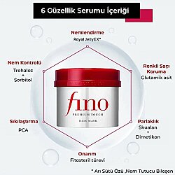 Fino Premium Touch Yoğun Onarıcı Saç Bakım Maskesi 230g - 5