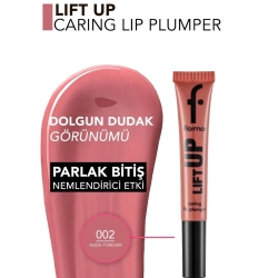 Flormar Lift Up Dolgun Görünüm Veren & Hyaluronik Asit Etkili Dudak Parlatıcısı - 002 Nude Forever - 3