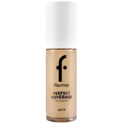 Flormar Perfect Coverage Yüksek Pigmentli & Yarı Parlak Bitişli SPF15 Fondöten - 103 Cremy Beige