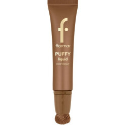 Flormar Puffy Liquid Hafif Yapılı & Sünger Aplikatörlü Yoğunluğu Ayarlanabilir Likit Kontür - 003 Deep - 2