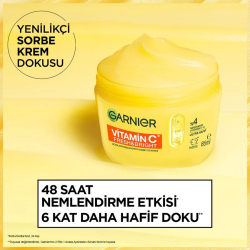 Garnier C Vitamini Fresh & Bright Aydınlatıcı Nemlendirici Sorbe Yüz Kremi 85 ml - 4