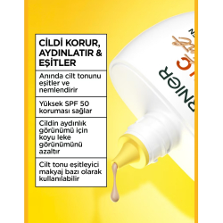 Garnier C Vitamini Wonder Tint 3 Etki 1 Arada Renkli Nemlendirici Açık Ton, SPF50 - Garnier (1)
