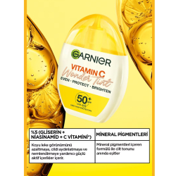 Garnier C Vitamini Wonder Tint 3 Etki 1 Arada Renkli Nemlendirici Açık Ton, SPF50 - 3