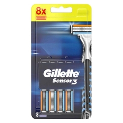 Gillette Sensor3 Yedek Tıraş Bıçağı 8 Adet - Gillette