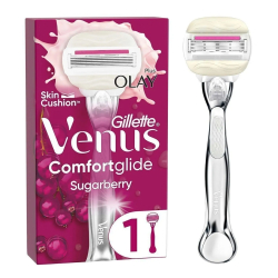 Gillette Venus Comfort Glide Sugarberry Tıraş Makinesi+1 Adet Başlık