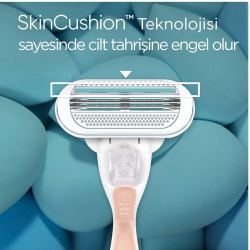 Gillette Venus Smooth Sensitive Tıraş Makinesi+2 Adet Yedek Başlık - 2