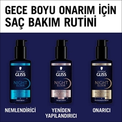 Gliss Night Elixir Nemlendirici Gece Saç Bakım Serumu 100ml - 6