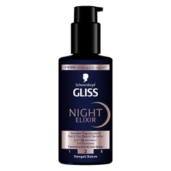 Gliss Night Elixir Yeniden Yapılandırıcı Gece Saç Bakım Serumu 100ml