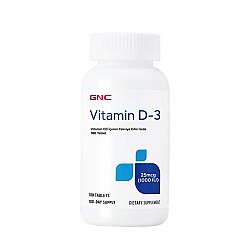 GNC Vitamin D 3 Takviye Edici Gıda 180 Tablet - GNC