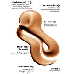 Matsu Golden Hour Işıltılı Bronzlaştırıcı Vücut Yağı - 2