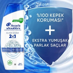 Head & Shoulders 2'si 1 Arada Klasik Bakım Kepek Karşıtı Şampuan 300 ml - 3