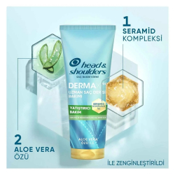 Head Shoulders Dermaxpro Yatıştırıcı Saç ve Saç Derisi Bakım Kremi 220ml - 3