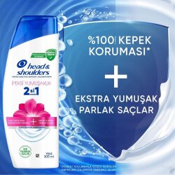 Head & Shoulders İpeksi Yumuşaklık 2'si 1 Arada Şampuan 300ml - 2