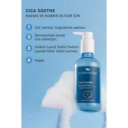 Herbaderm Cica Soothe Milky Face Wash 250 ml - 5