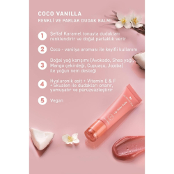 Herbaderm Coco-Vanilya Onarıcı Vegan Dudak Balmı - 3