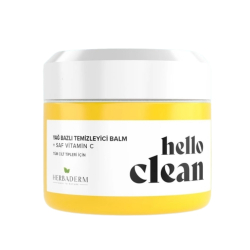 Herbaderm Hello Clean C Vitamini İçeren Aydınlatıcı Yağ Bazlı Temizleyici Balm 100ml 