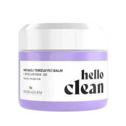 Herbaderm Hello Clean Yoğun Nemlendirici Yağ Bazlı Temizleyici Balm 100ml 