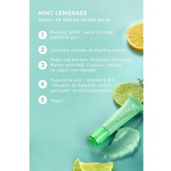 Herbaderm Parlak Dudak Balmı Limonata Aromalı 10 - 3