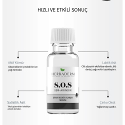 Herbaderm SOS Siyah Nokta Karşıtı Serum 20ml - 3