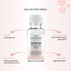 Herbaderm Sebum Dengenleyici Serum 20ml - 4