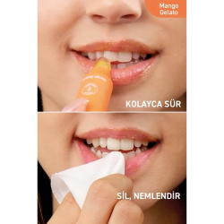 Herbaderm Smoothy Kiss Lip Scrub - Mango Gelato 15 ml - 3