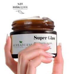 Herbaderm Super Glow Aydınlatıcı Leke Karşıtı Nemlendirici Jel Krem 50ml - 3