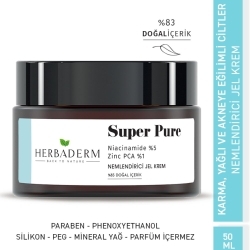 Herbaderm Super Pure Nemlendirici Jel Krem 50ml