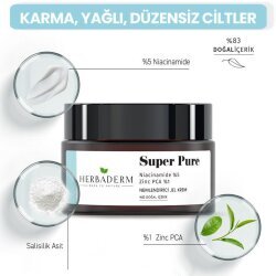 Herbaderm Super Pure Nemlendirici Jel Krem 50ml - 2