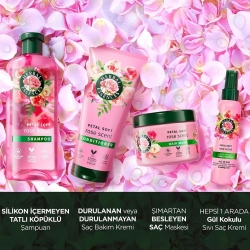 Herbal Essences Kadifemsi Yumuşaklık Gül Kokulu Saç Bakım Maskesi 300ml - 4