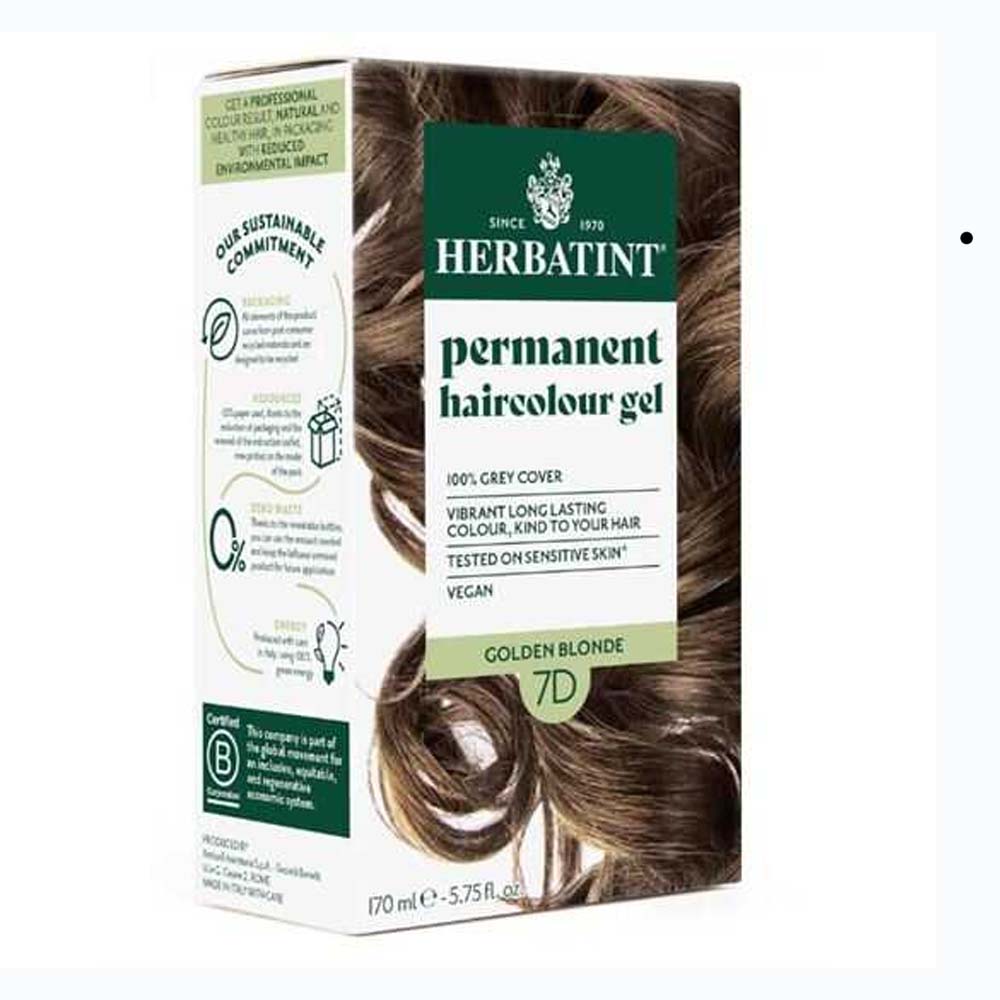 Herbatint 7D Blond Dore Altın Sarısı Saç Boyası - Herbatint