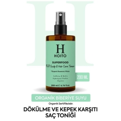 Hoito Doğal Biberiye Suyu İçeren Saç ve Saç Derisi Toniği 200ml - 5