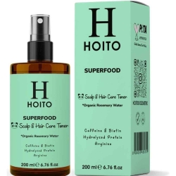 Hoito Doğal Biberiye Suyu İçeren Saç ve Saç Derisi Toniği 200ml - 6