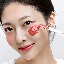 House Of Hur Moist Ampoule Blusher Likit Allık 05 Peach Coral 20 ml - 4