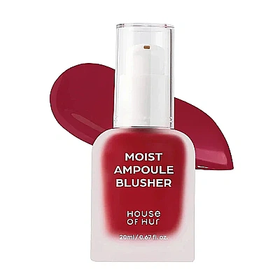 House Of Hur Moist Ampoule Blusher 09 Ruby Red Likit Allık 20 ml - House Of Hur