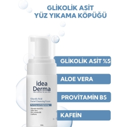 İdea Derma Glikolik Asit Yüz Yıkama Köpüğü 100ml - İdea Derma (1)