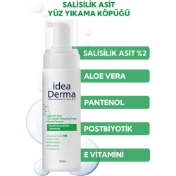 İdea Derma Salisilik Asit Yüz Yıkama Köpüğü 200ml - İdea Derma (1)