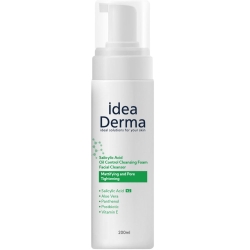 İdea Derma Salisilik Asit Yüz Yıkama Köpüğü 200ml - İdea Derma