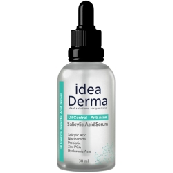 Idea Derma Yağ Kontrol & Akne Karşıtı Salisilik Asit Serum 30ml - İdea Derma